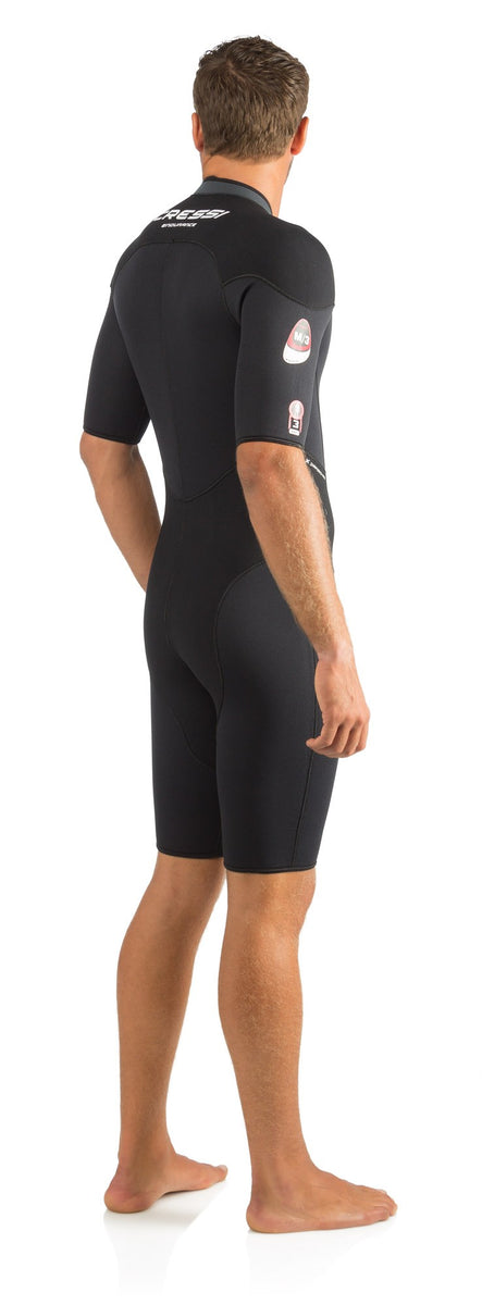 Combinaison Shorty Cressi Endurance 3mm – Néoprène Ultra-Stretch, Homme Plongée Snorkel