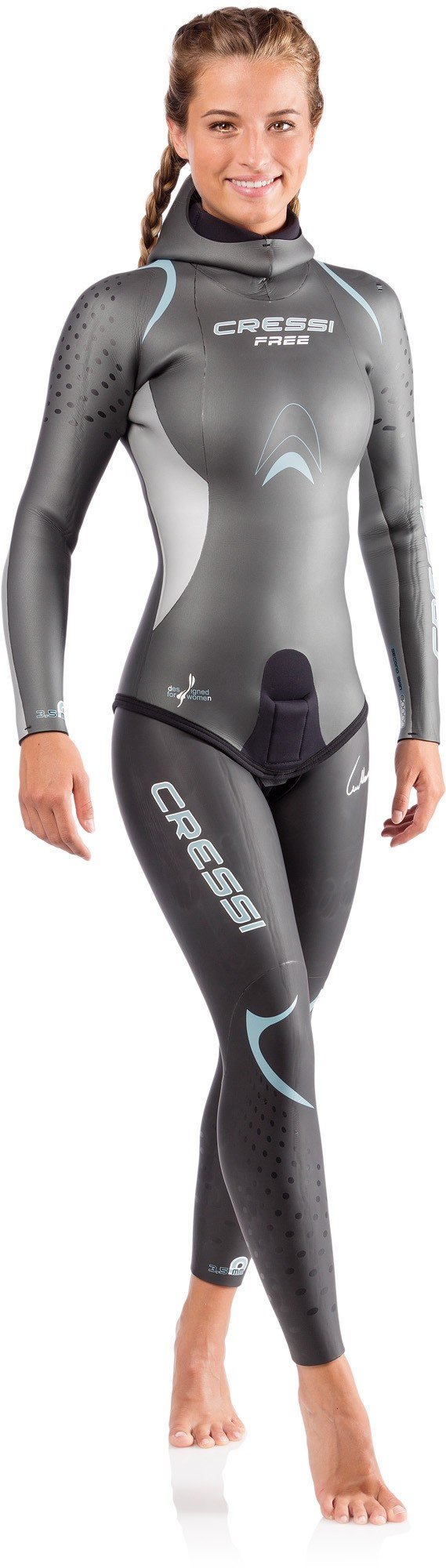 FREE TWO PIECE WETSUITS LADY 3.5 MM - Cressi South East Asia