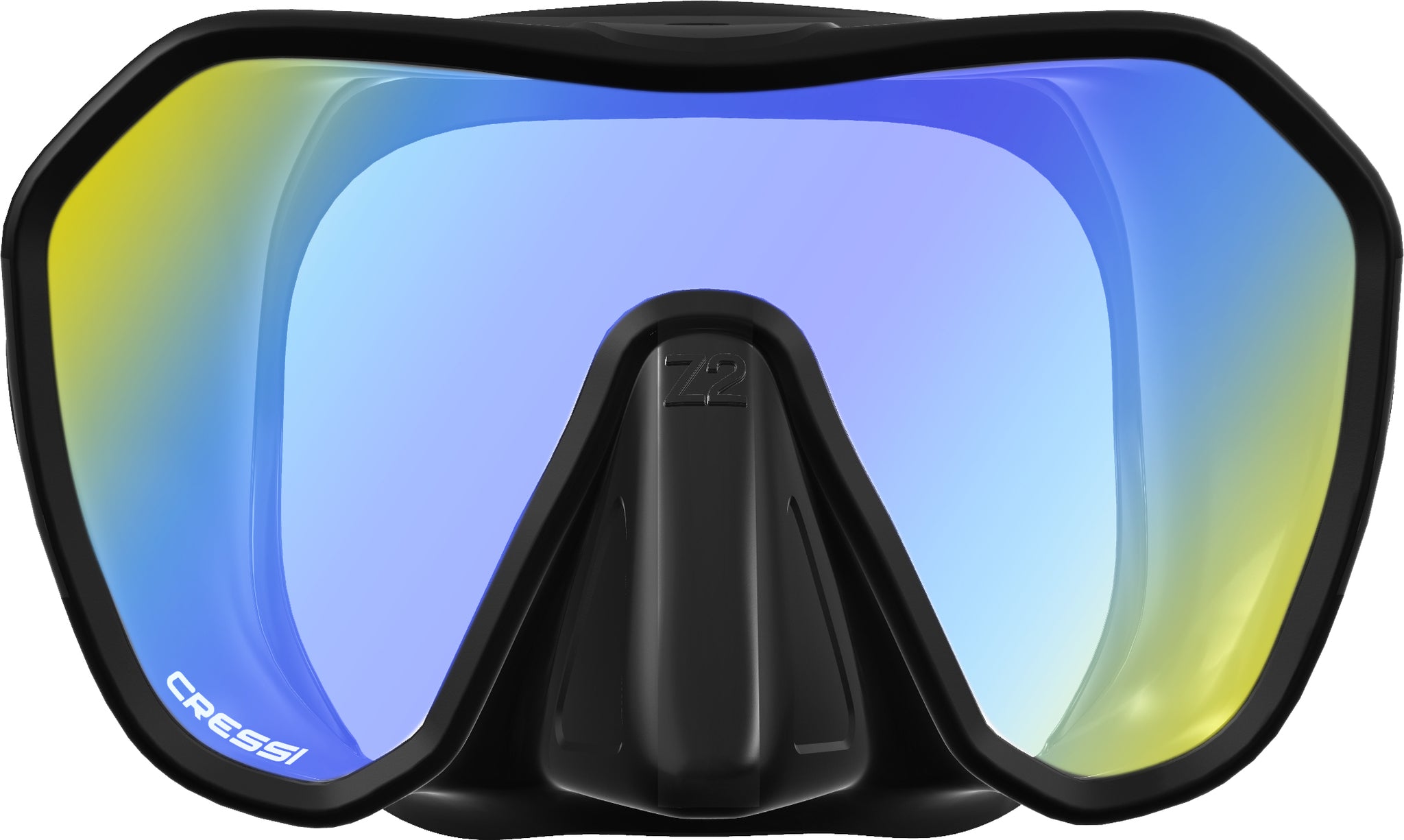 Z2 MASK (black - UV380 blue,yellow lens) – Cressi South East Asia