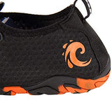 MOLOKAI SHOES BLACK/ORANGE